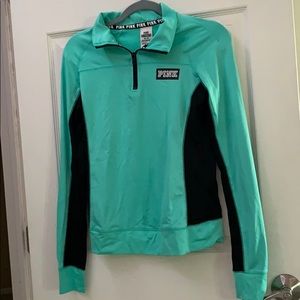 Blue/green PINK Fit Quarter Zip